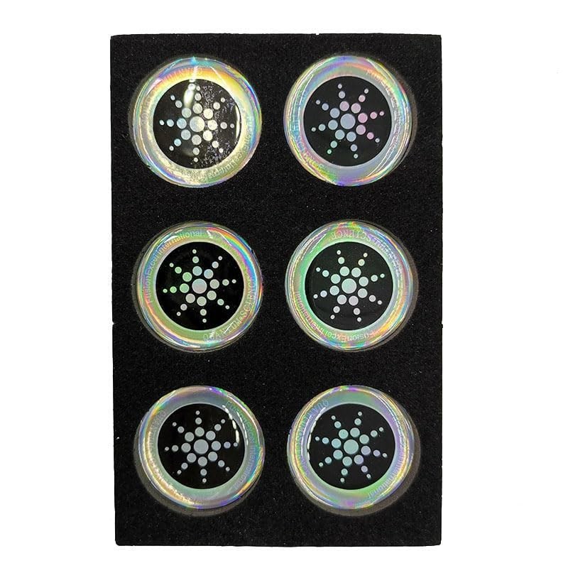 EMF Stickers Blocker Neutralize Shield Protection for Cell 6 Pcs Sliver 