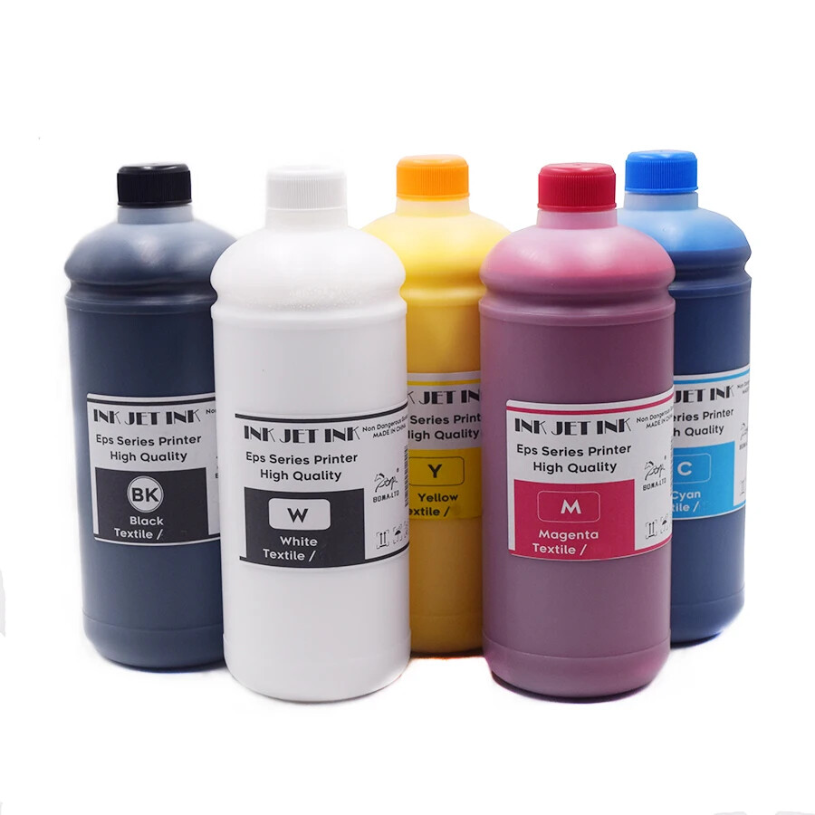 5*500ML DTG Ink Textile InK Garment Ink For Epson F2000 F2100 F2130 F2150