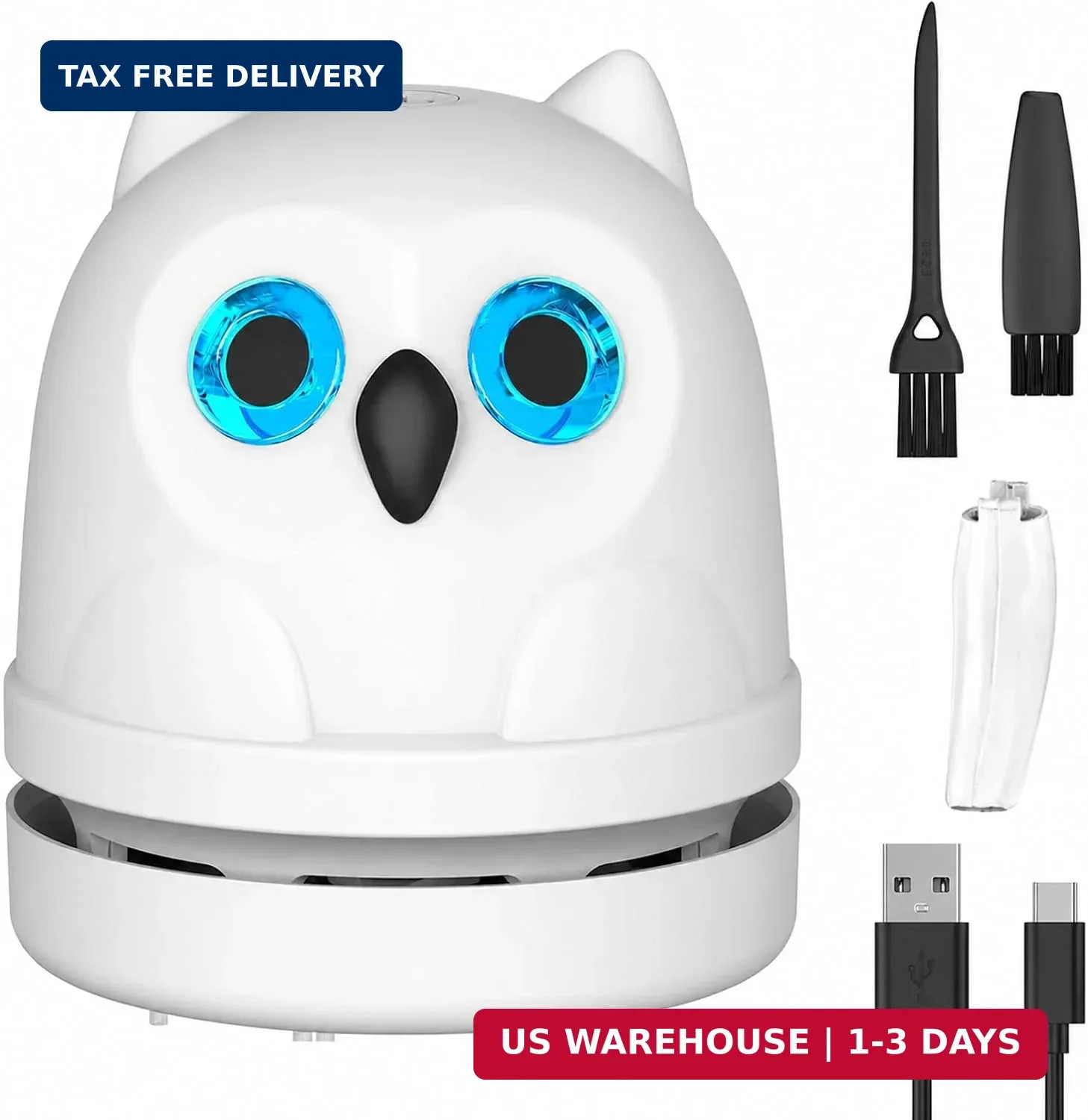 Mini Desktop Vacuum Cleaner Cordless Desk Vacuum