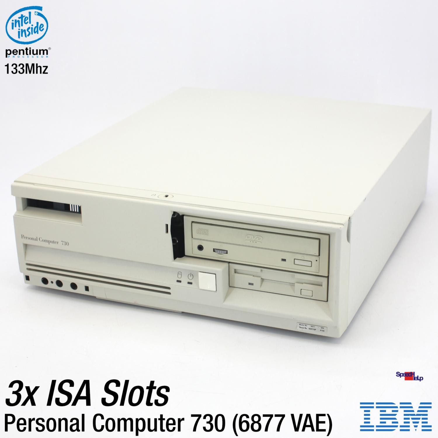 3X ISA SLOT IBM PERSONAL COMPUTER PC 730 6877 VAE RS-232 PARALLEL WINDOWS 98 95