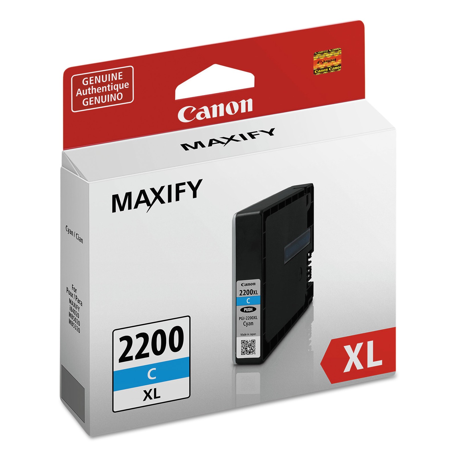 Canon PGI-2200XL Cyan, Ink Tank