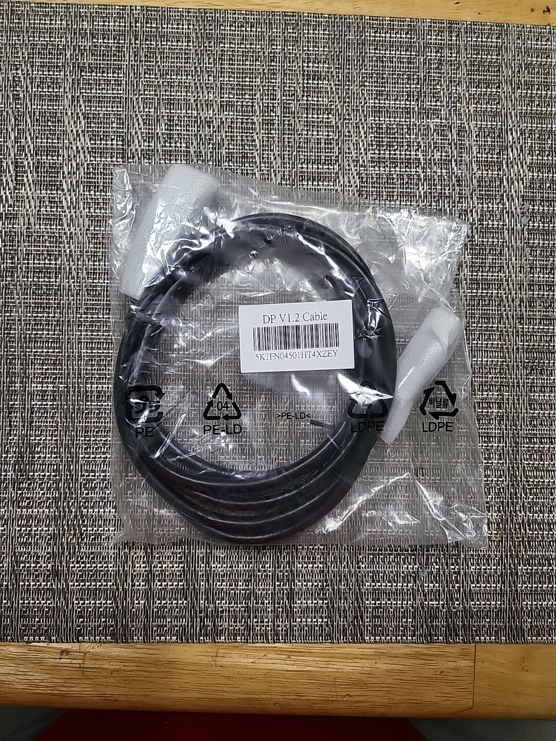 DP V1.2 CABLE DISPLAY PORT 6ft (D4)