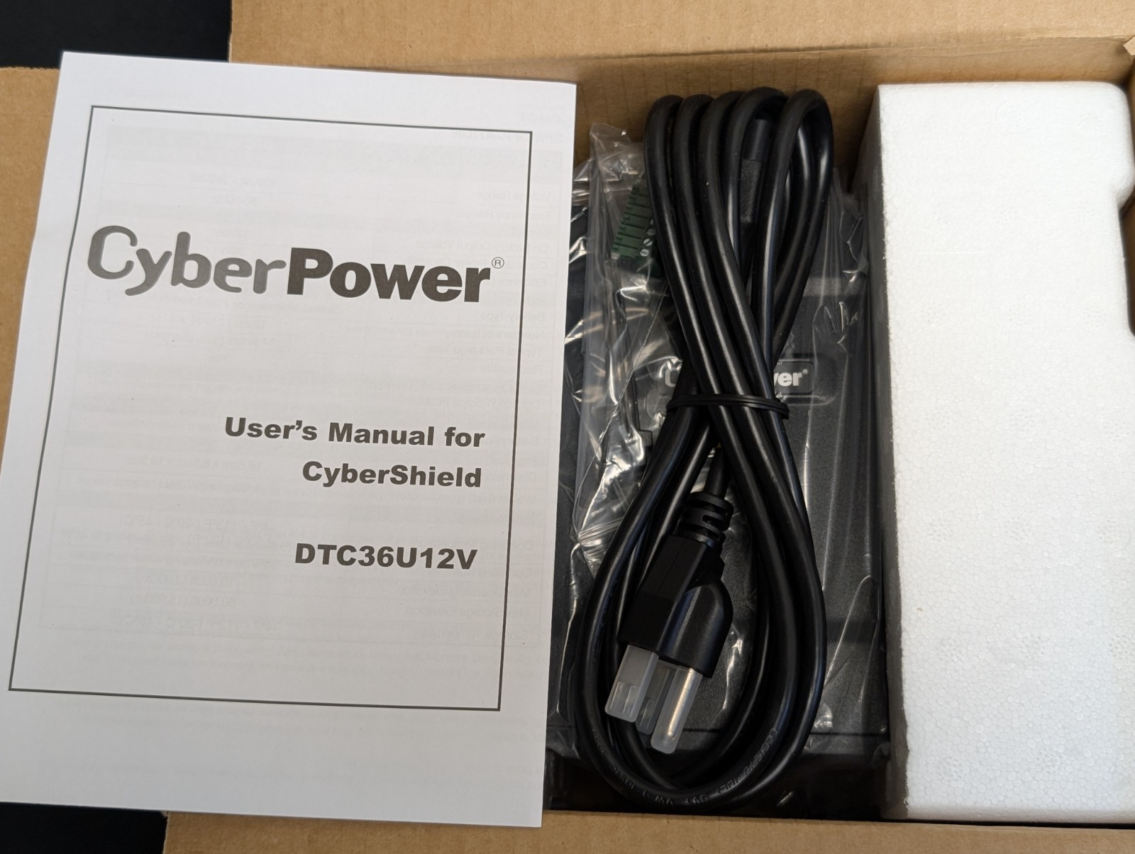 Cyber Power DTC36U12V-NA3-G-FTTX DC Power Supply/Battery Backup NEW