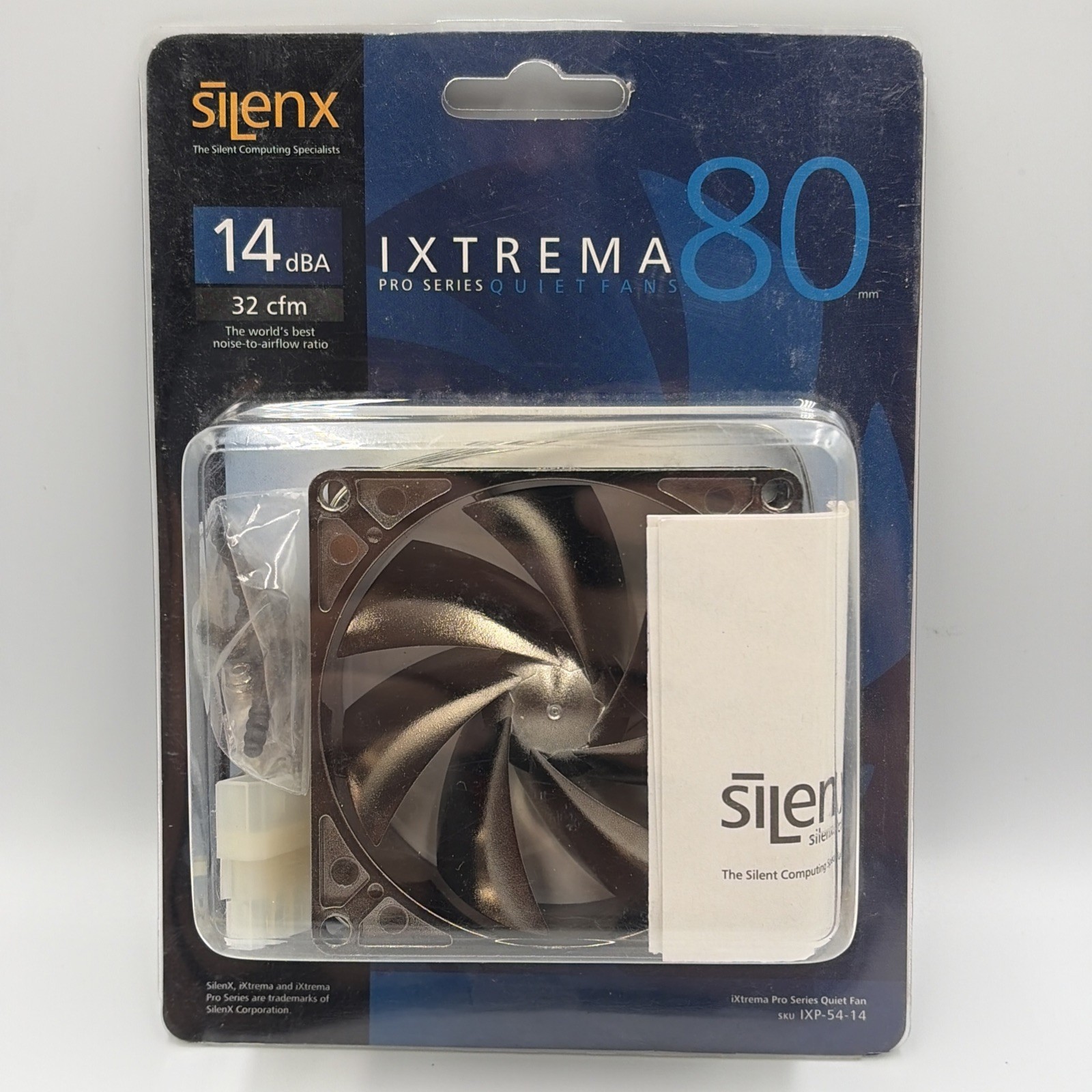 NEW SilenX IXP-52-14 80 x 15 mm Computer Cooling Fan US SELLER FAST SHIPPING