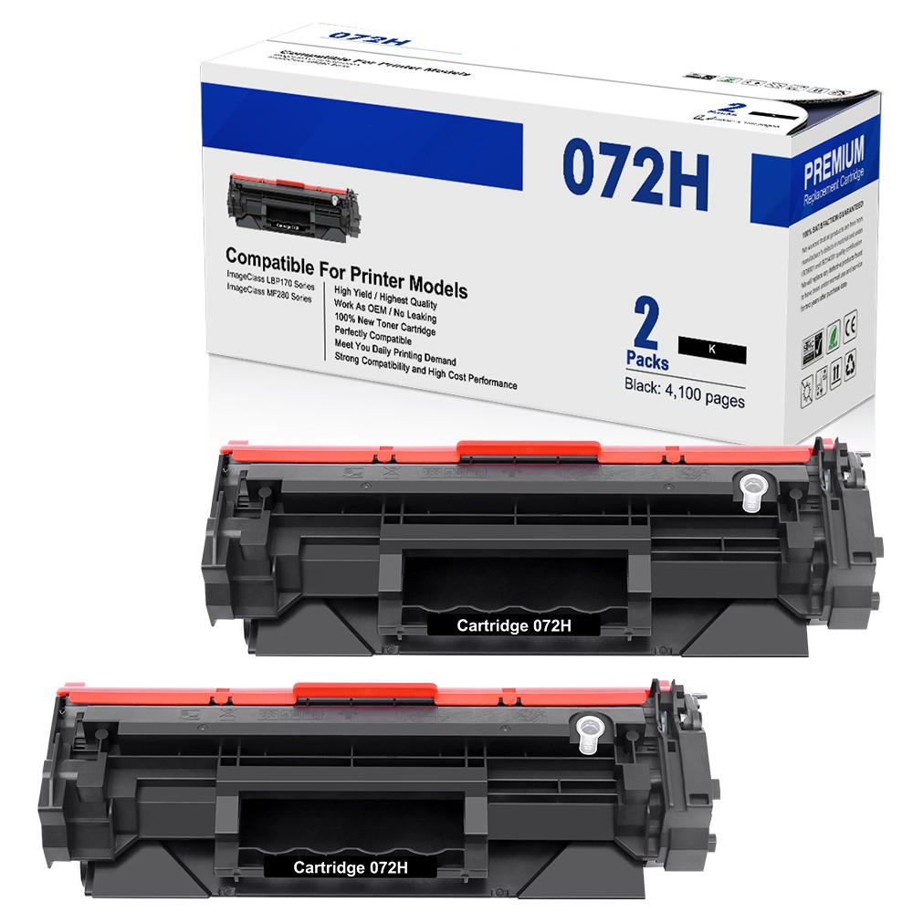 2PACK CRG072H Toner Cartridge For Canon CRG072H MF280 MF284dw MF287dw LBP172dw