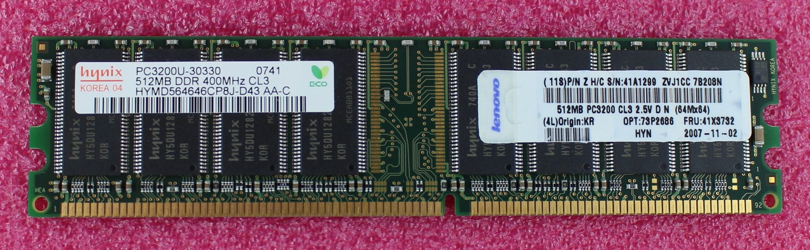 41X3732 - IBM 512MB DDR PC3200U Memory