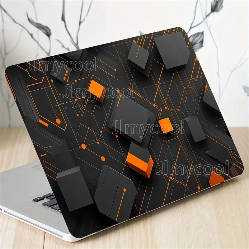 2 piece High tech Laptop Art Sticker Protective Case Universal Netbook Skin