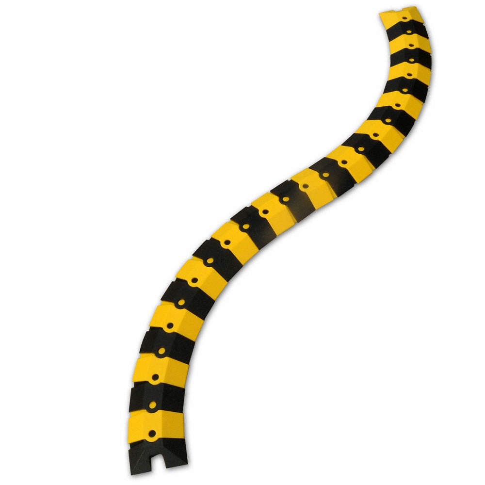 ULTRATECH 1800 Cable Protector,Drop Over,1 Channel,3ft. 14N916