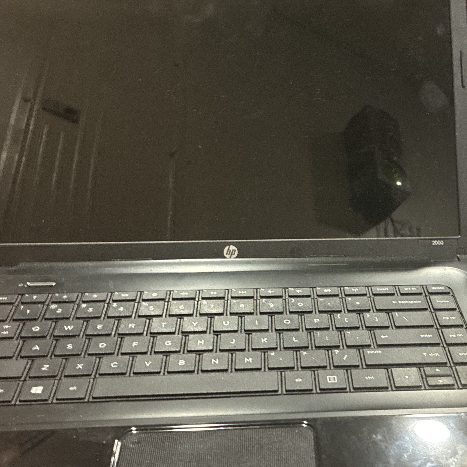 HP Notebook HP 2000 Series 15.6 in Black Notebook Laptop PC Untested