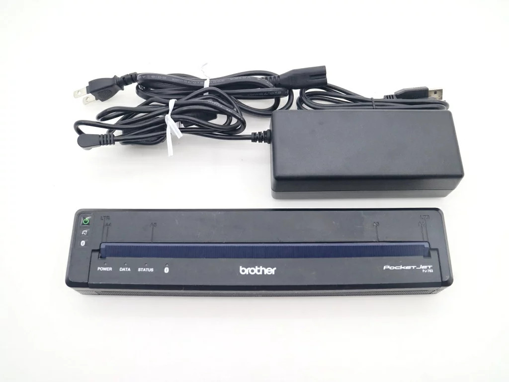 Brother PJ-763 A4 Thermal Mobile Printer Bluetooth Battery Used