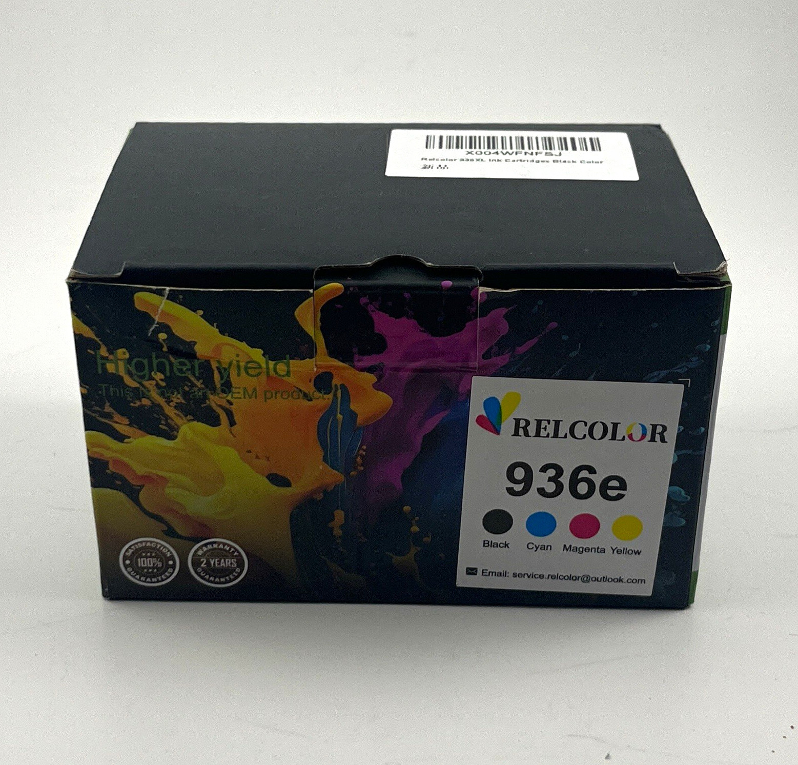 RELCOLOR 936e Compatible Ink Cartridge Set CMYK Inkjet for HP 936XL