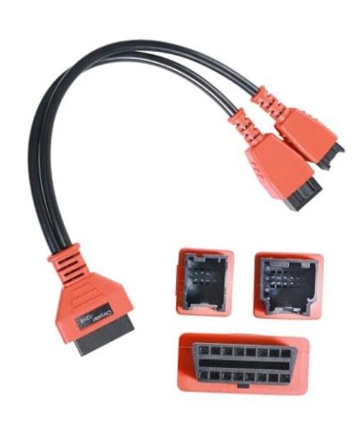 OBD2 Bluetooth Adapter,Car Accessories 12+8 Pin Connector to OBD2 Adapter