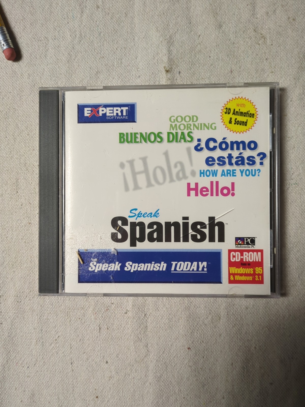 Speak Spanish (PC, 1996). Vintage Language Learning Software 