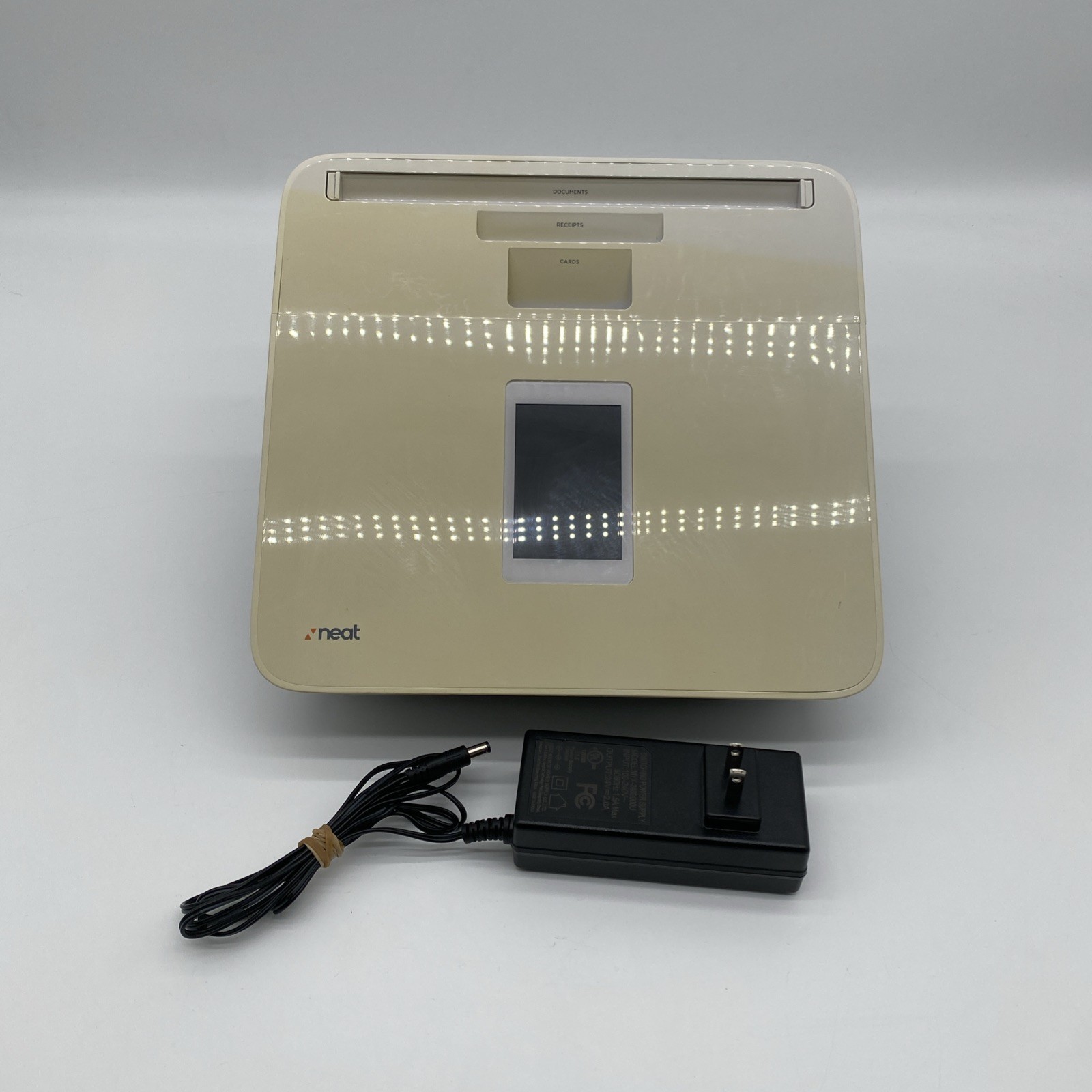 Neat Connect NC-1000 Color Touch Screen WiFi Scanner With AC Adapter Works
