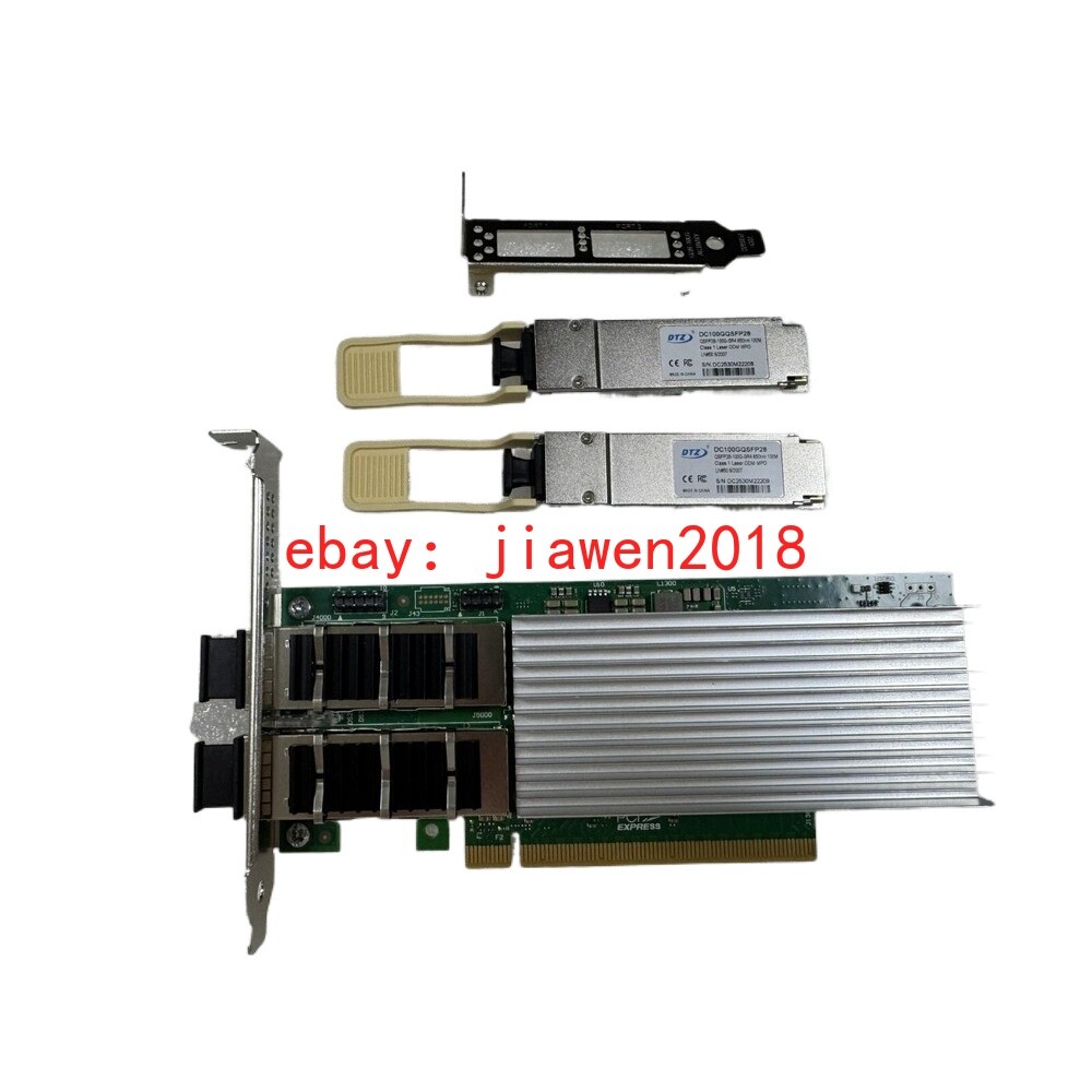 Intel Eth Network Adapter 100GbE E810-CQDA2 2Port QSFP28 E810CQDA2G2P5 + 2×100g