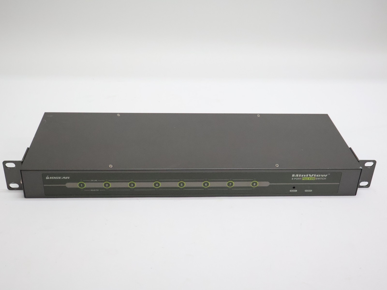 IOGEAR MiniView 8-Port PS/2 KVM Switch GCS138 Used - No Power Adapter