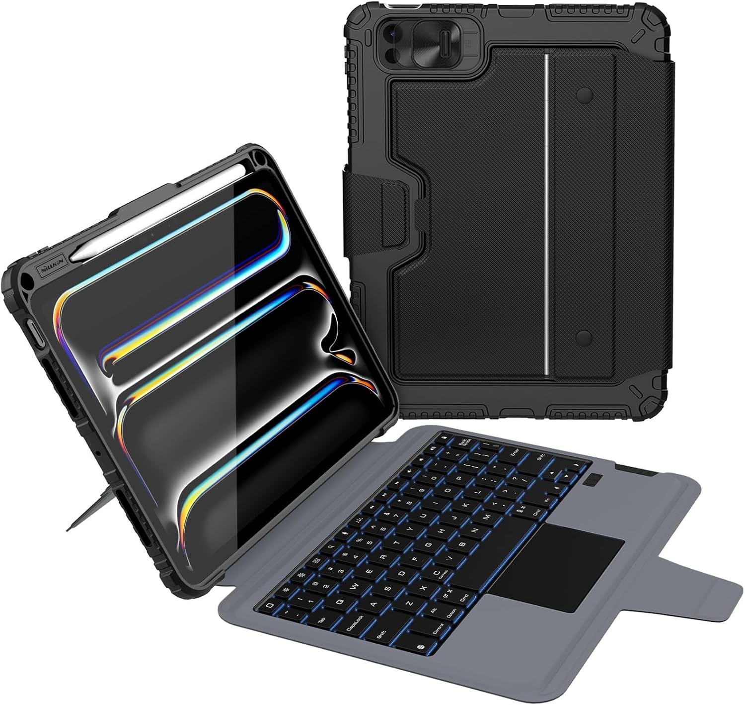 PRISTINE Nillkin Rugged Detachable Keyboard Case Trackpad for iPad Pro 11" M5/M4