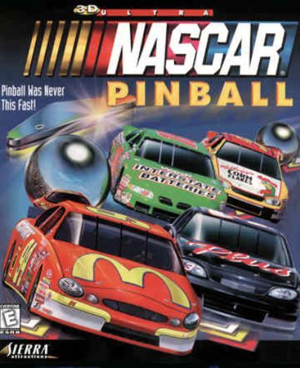 3D Ultra NASCAR Pinball PC CD stock car track driver speedway arcade tables game