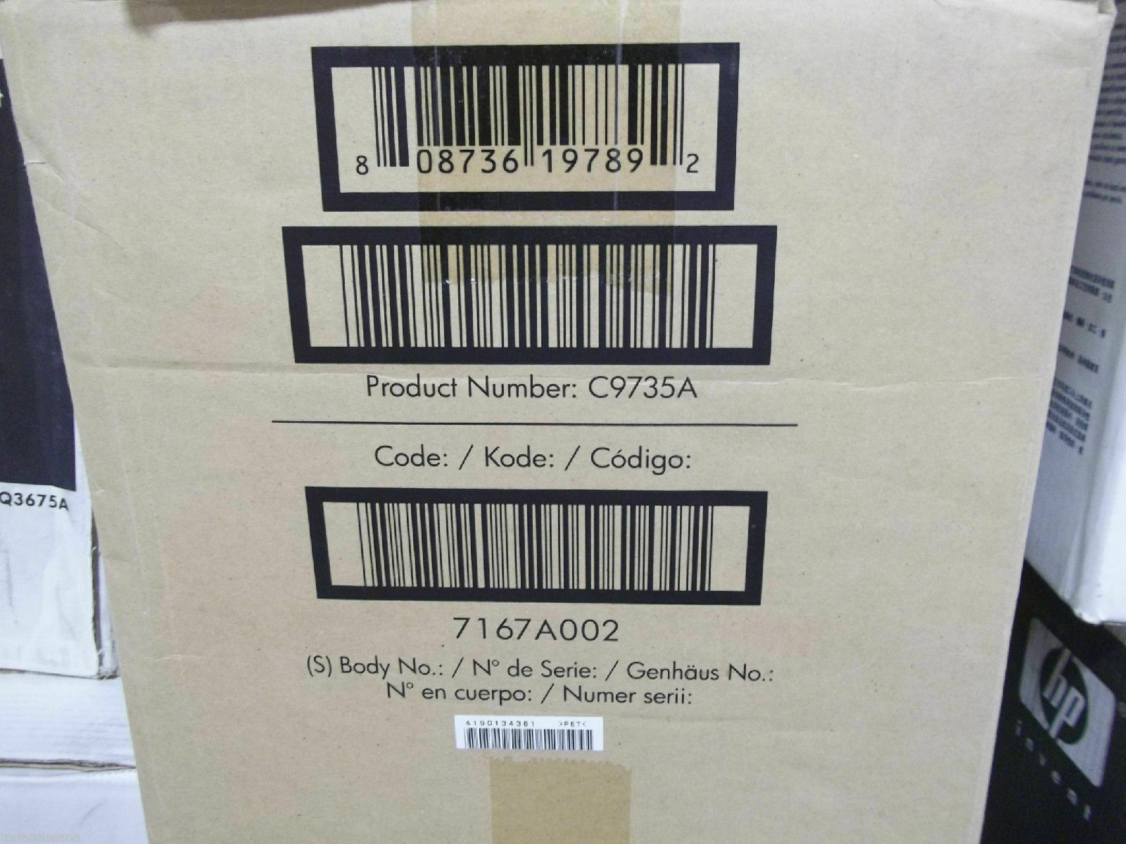 Genuine HP Color LaserJet 5500 5500dn Printer C9735A HP 645A RG5-6848