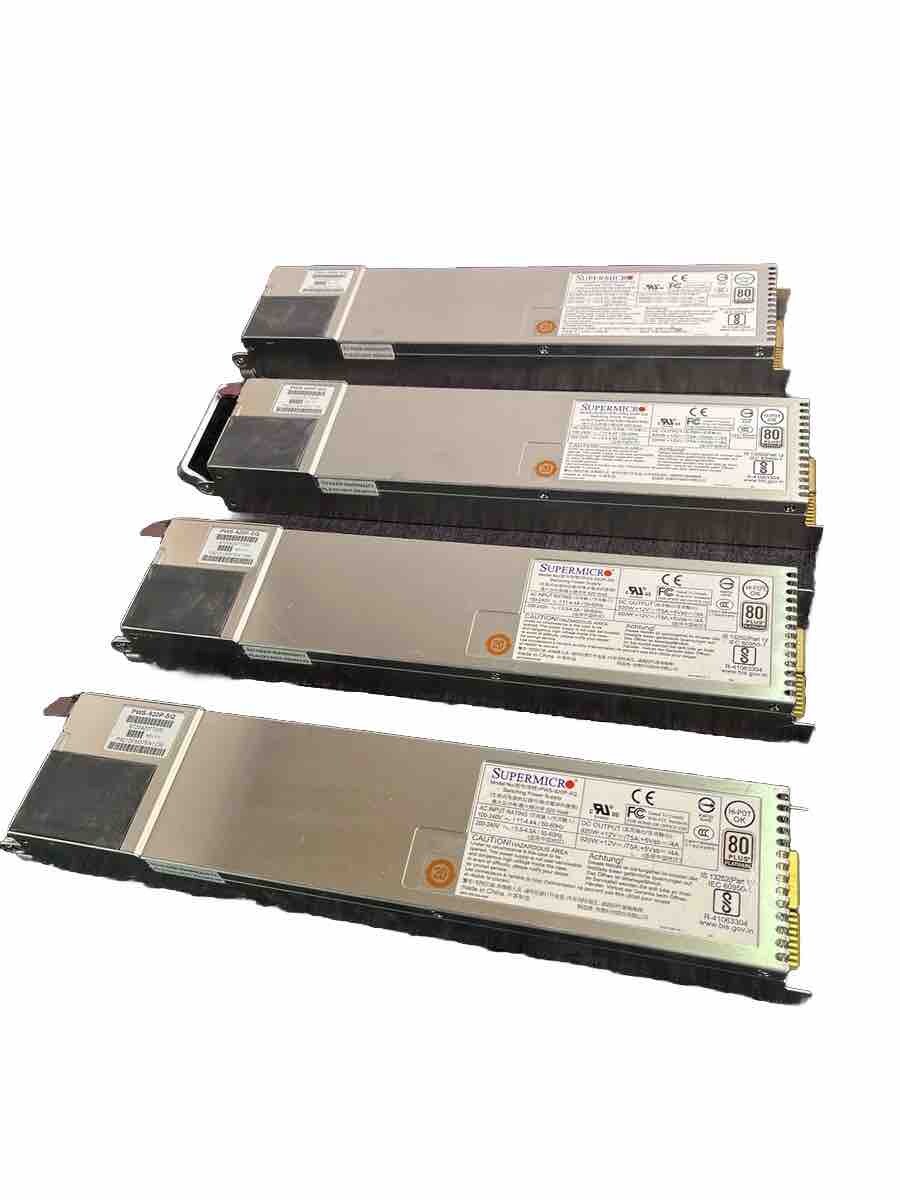 LOT OF 4x Supermicro PWS-920P-SQ 920W 80PLUS Platinum / Switching Power Supply
