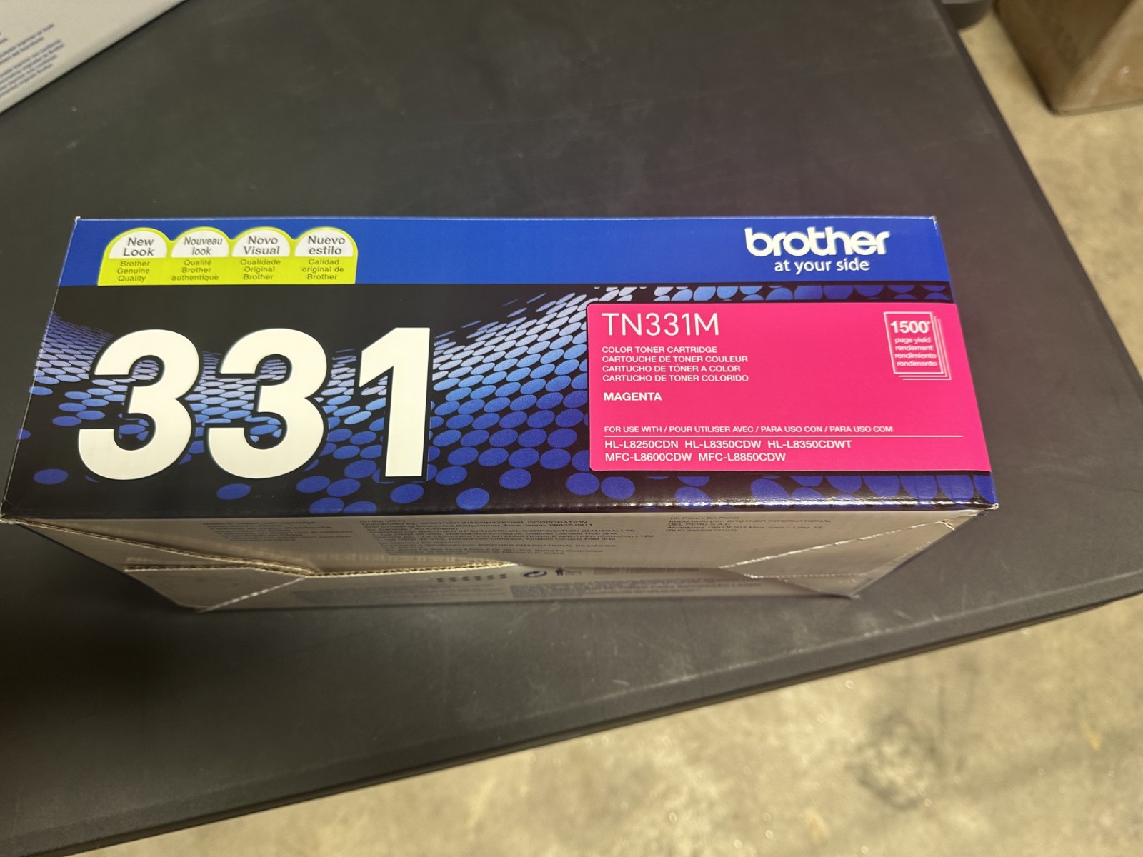Genuine Brother TN-331M Magenta Toner Cartridge NEW - SEALED
