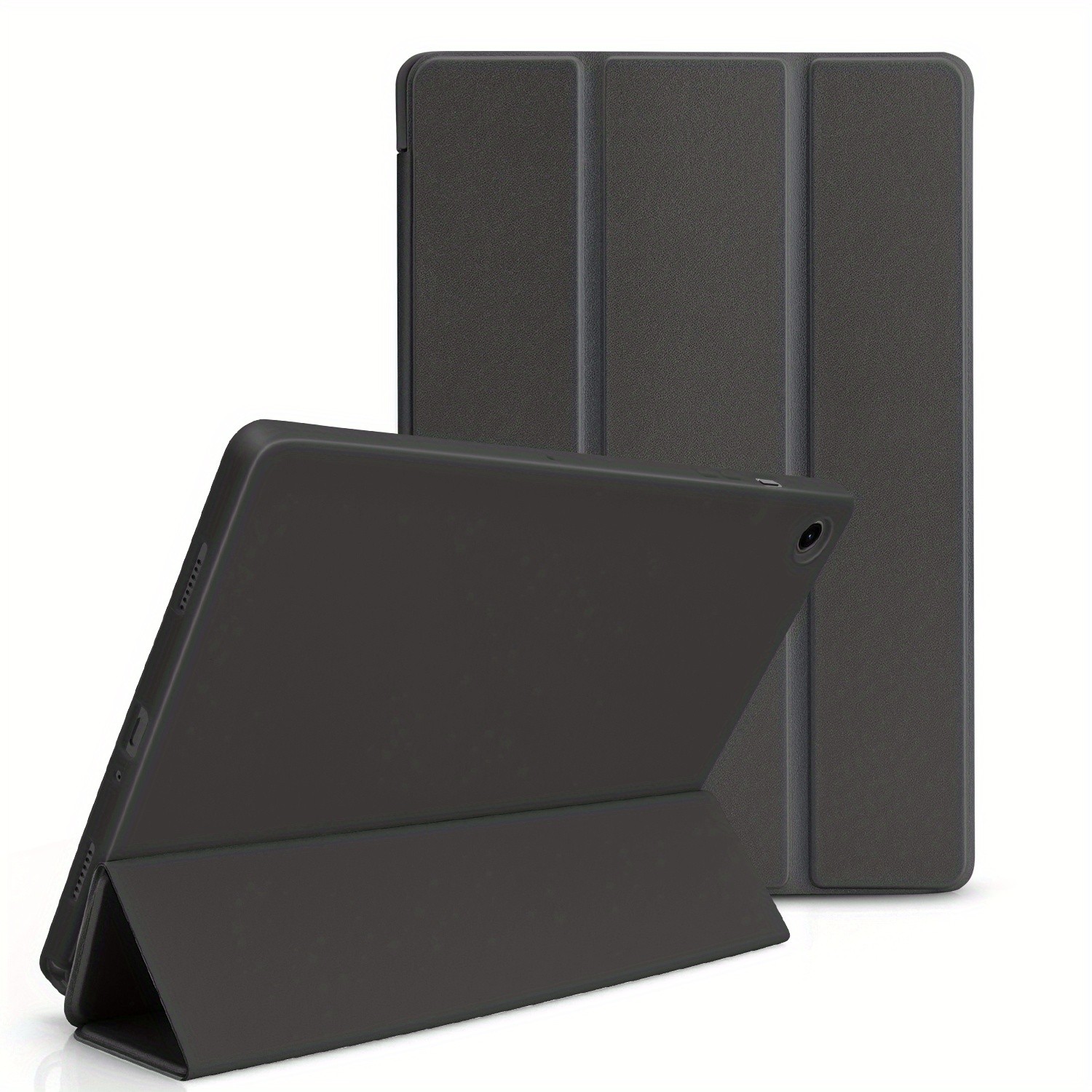 For Samsung Galaxy Tab A9+ 2023 Tri-fold Stand PU Leather Protective Case