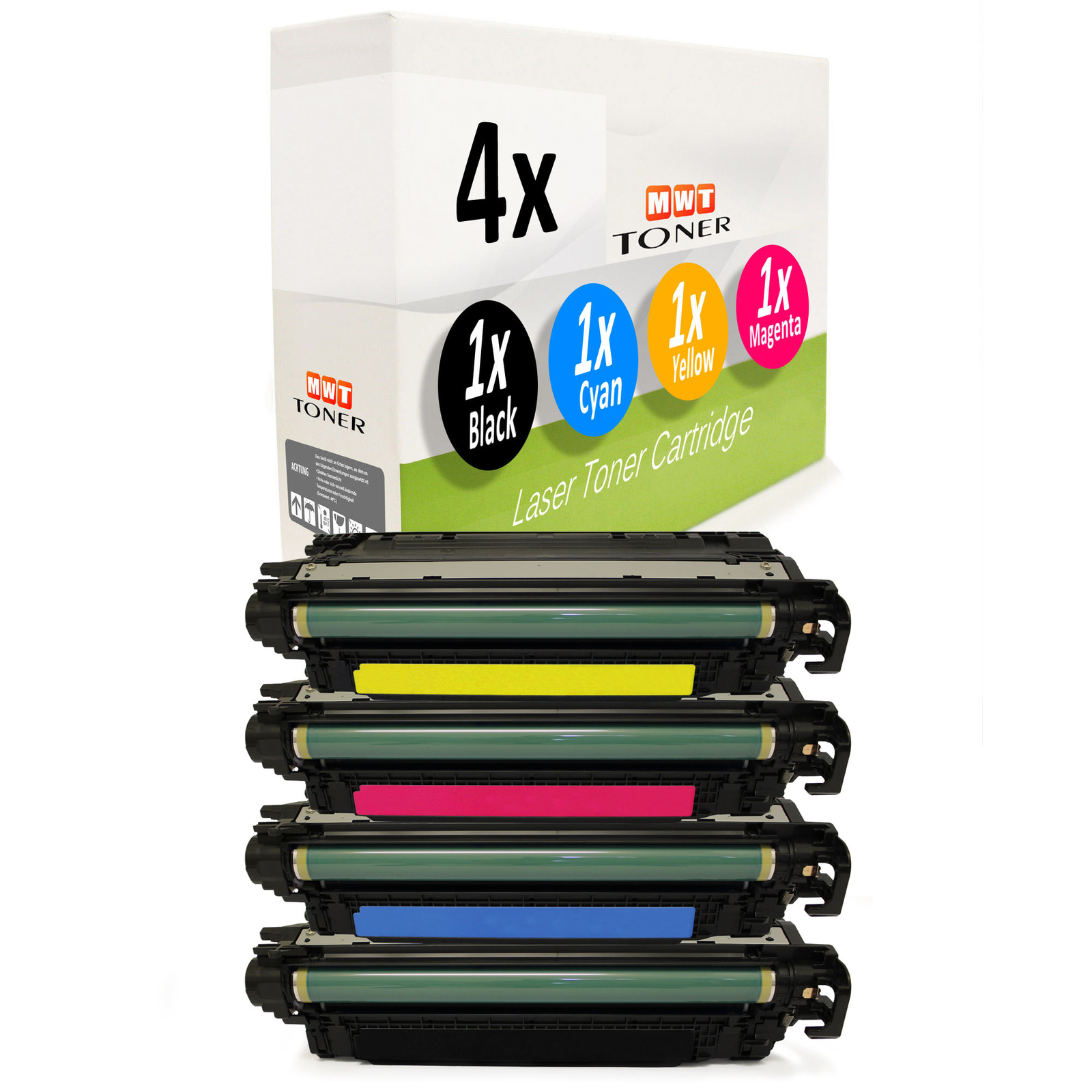 4X MWT Cartridge XXL Compatible With HP Color LaserJet Enterprise MFP M-680-F