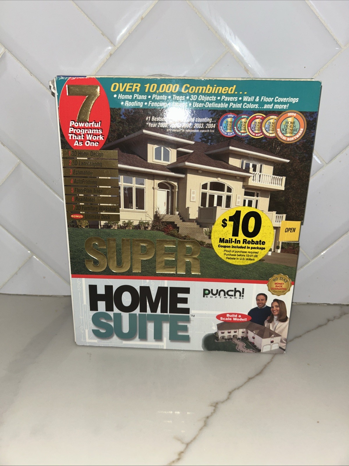 Super Home Suite 3D Home Design Software Windows XP PC CD-ROM