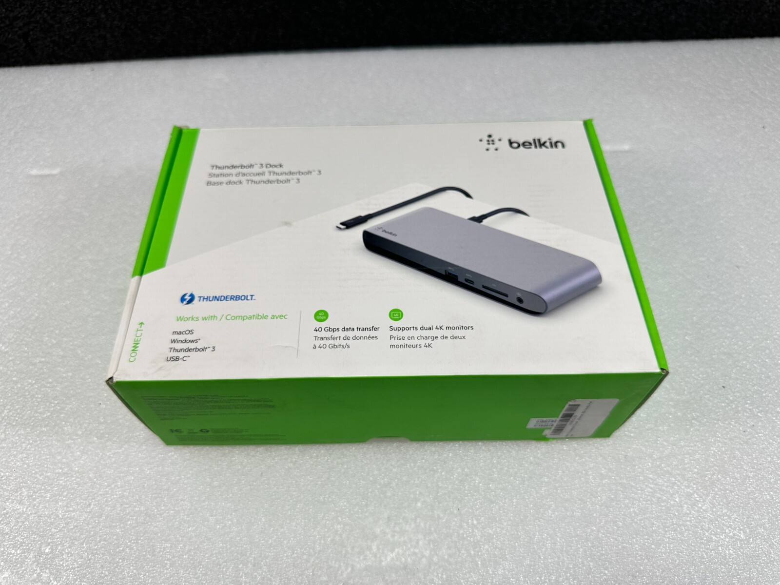 New Belkin F4U097 Thunderbolt 3 Dock-Pro USB-C Docking Station  🚚