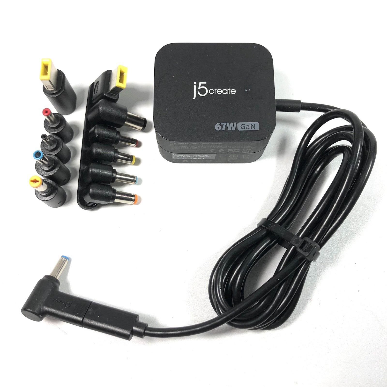 j5 create GaN 67W USB-C Power Adapter JUP1565C3A Adaptors Preowned