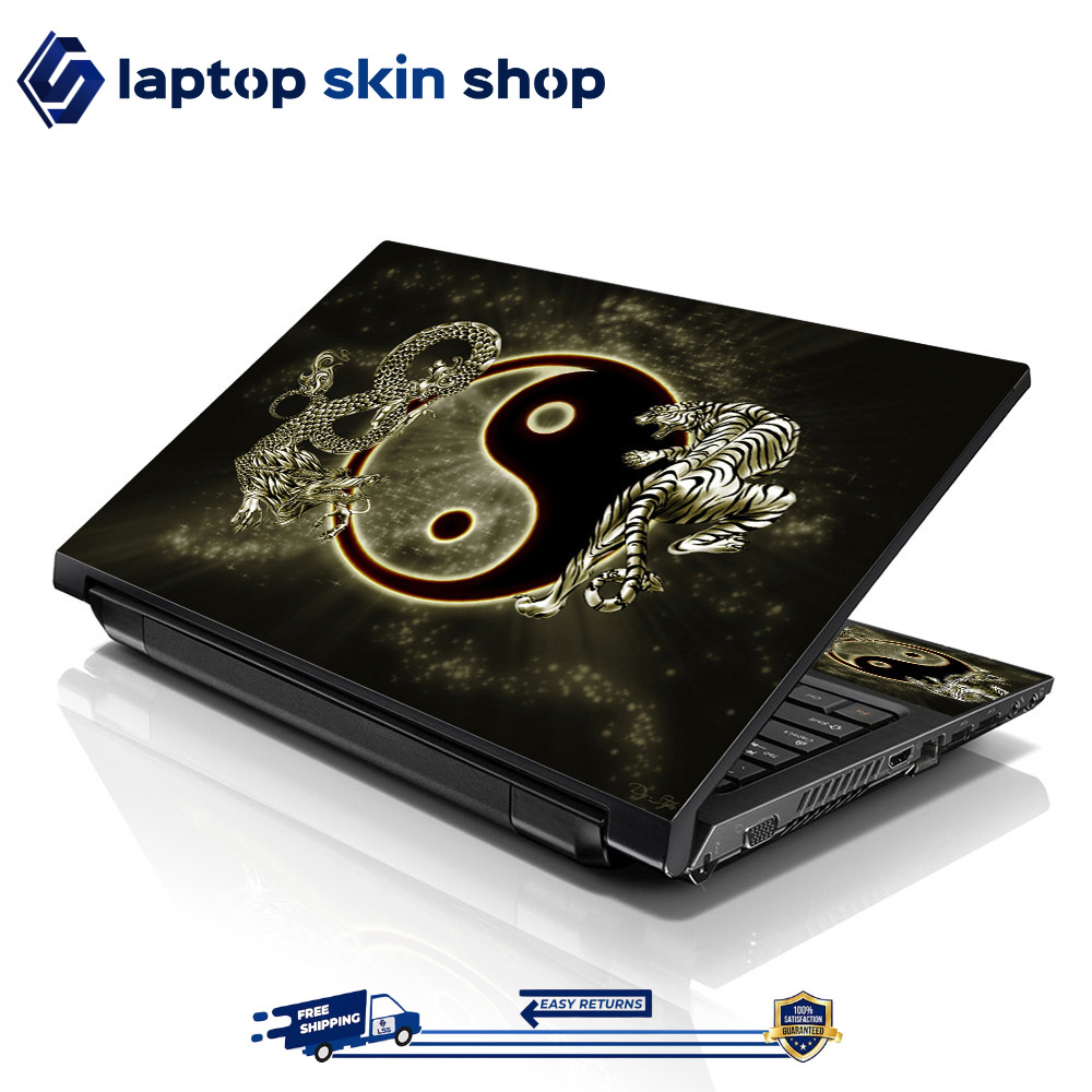 Laptop Skin Sticker Decal Cover Yin and Yang Notebook Dell Apple Asus 13-16 inch