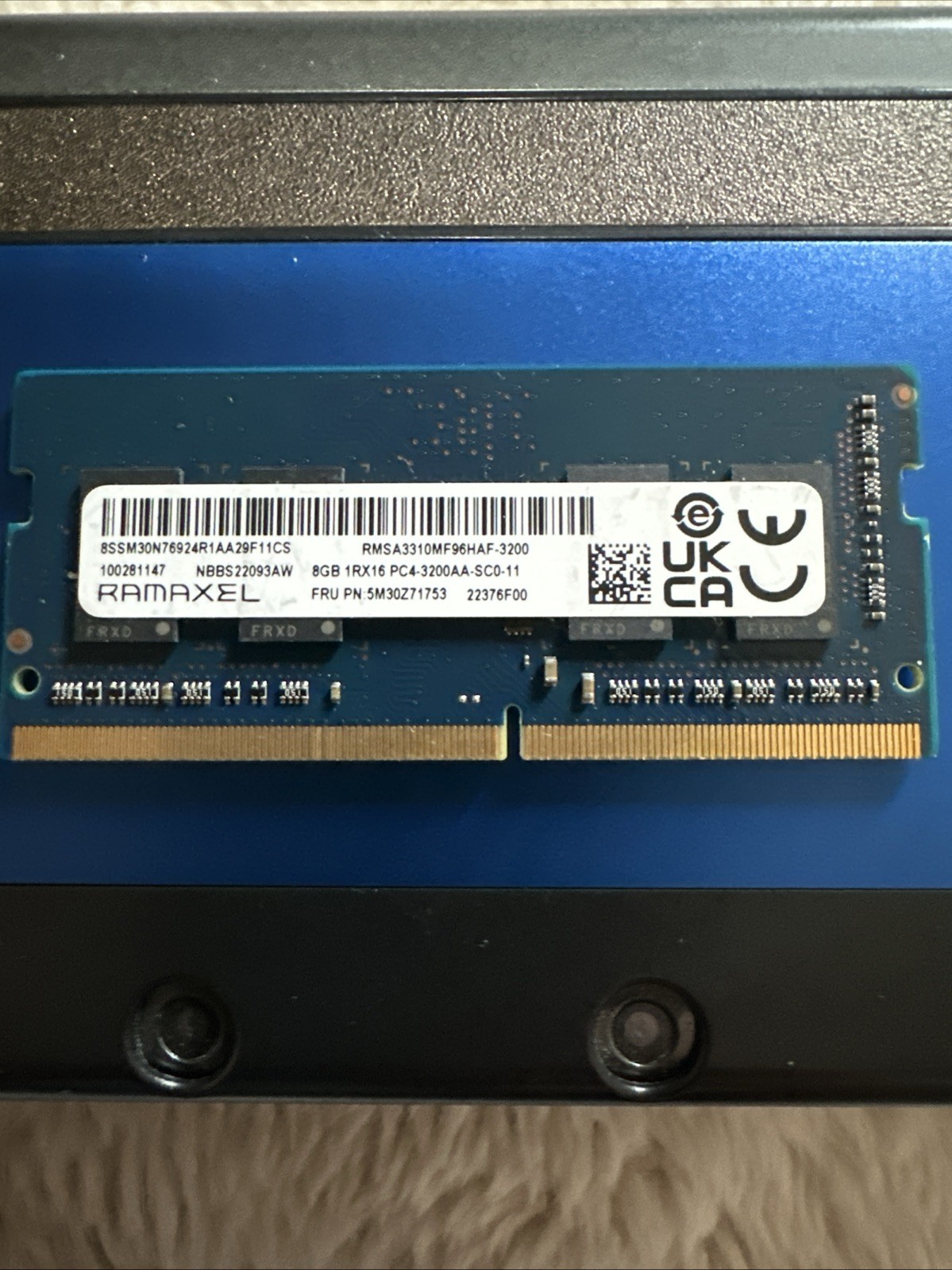 RAMAXEL 8GB 1RX16 PC4-3200AA-SC0-11