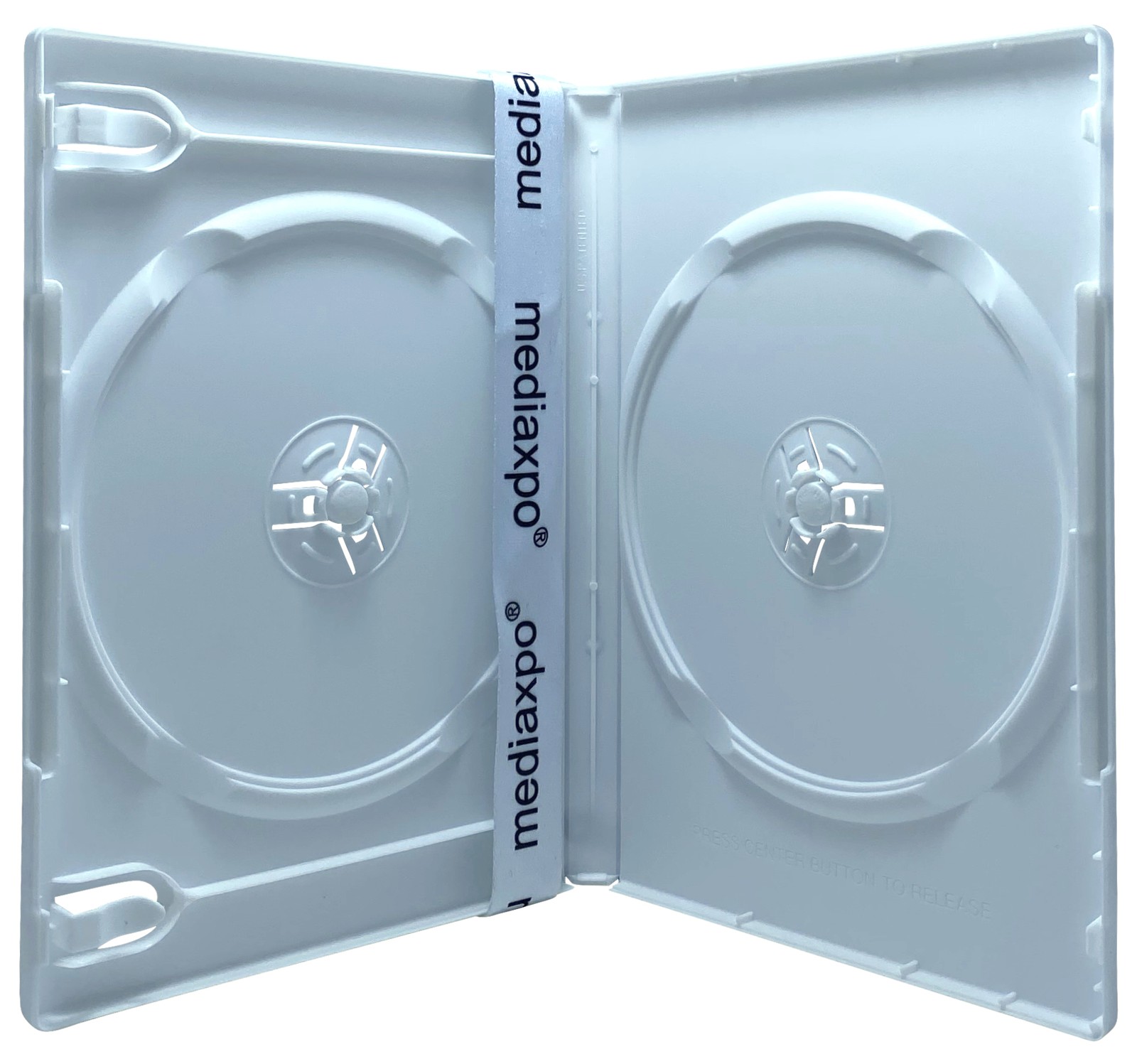 PREMIUM STANDARD Solid White Color Double DVD Cases (100% New Material) Lot
