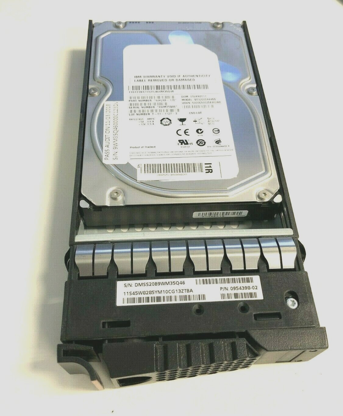 ST32000444SS IBM 2TB 7.2K 3/5'' SAS SERVER HD 9JX248-176 W/ CADDY
