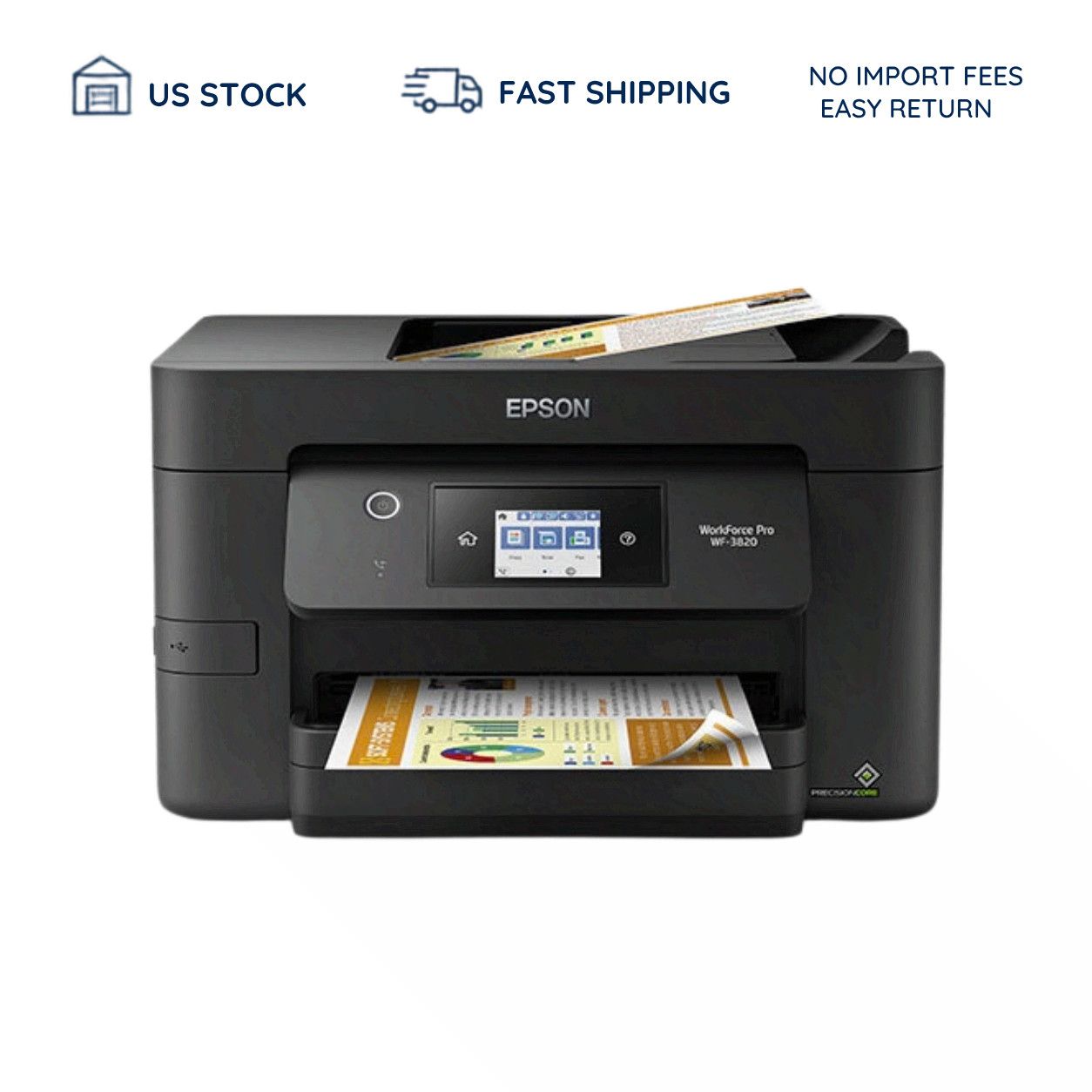 Epson WorkForce Pro WF-3820 Wireless All-in-One Printer