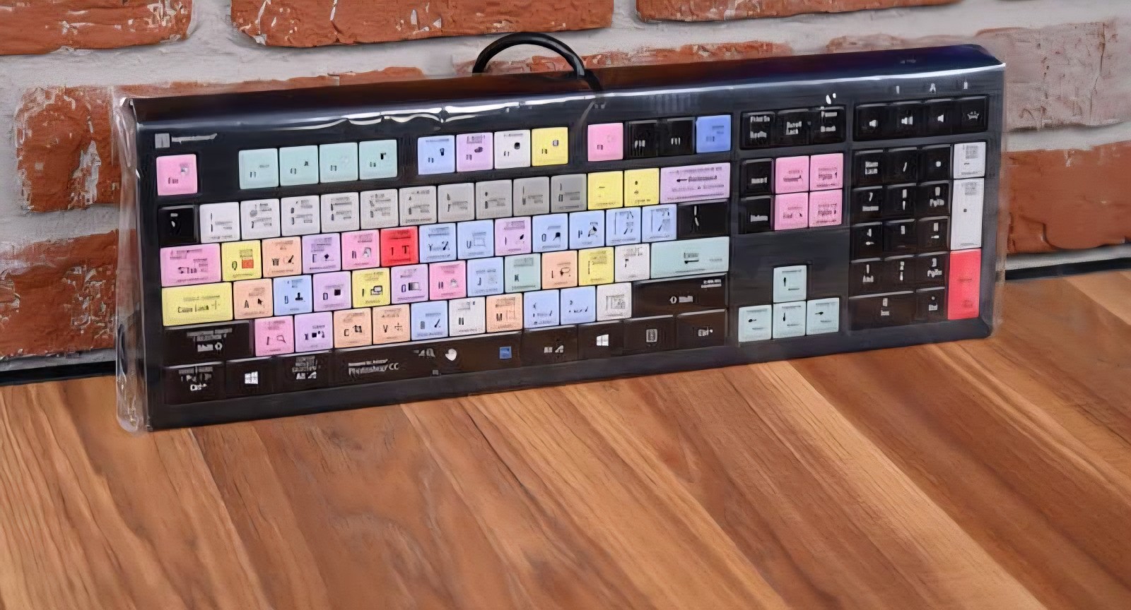 Logickeyboard Designed For ADOBE PREMIERE PRO FOR WINDOWS PC Wire Connectivity 