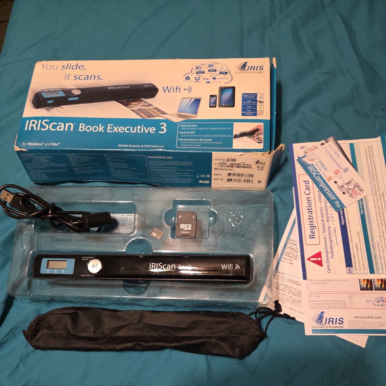 IRIS can Book 3 Executive Scanner Preowned 