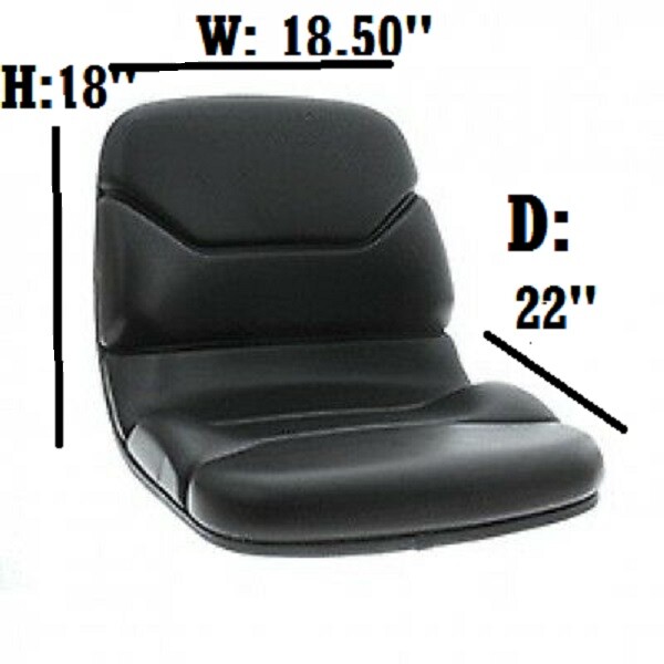 HYSTER FORKLIFT DRIVER VINYL SEAT CHAIR 1351473 0360971 360971 YALE 518793624