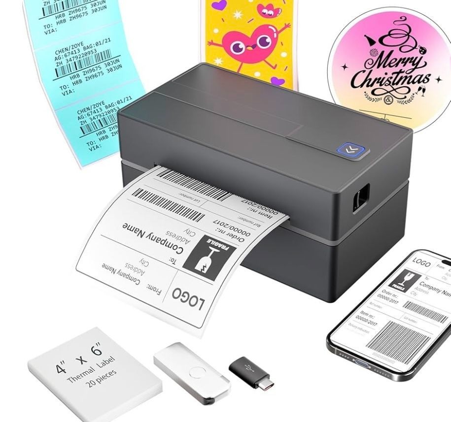 New Nulltonex Y813/813BT Bluetooth Thermal Label Printer