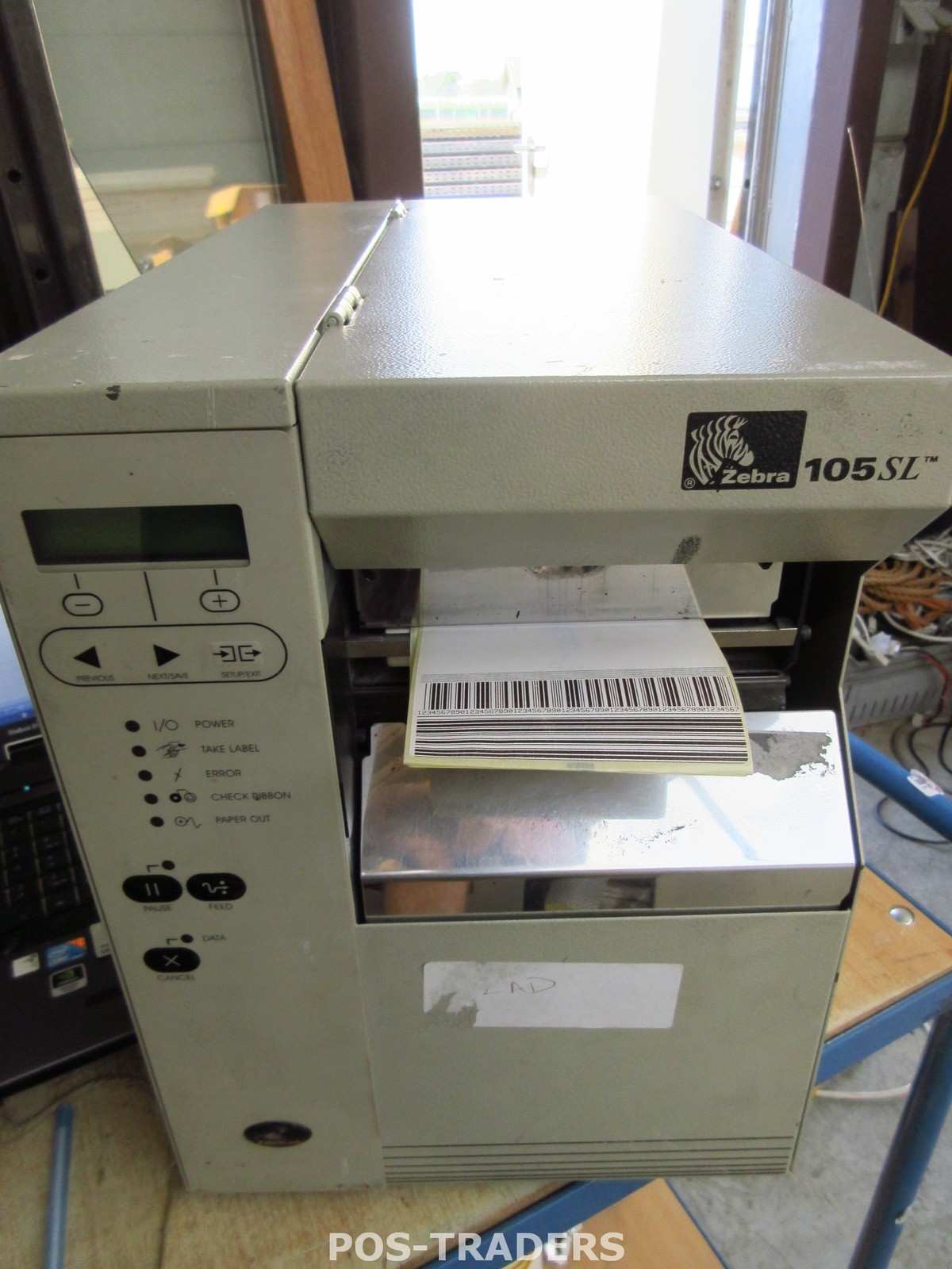 Zebra 105SL DT/TT Thermal Label Printer PARALLEL SERIAL 10500-2004-0000 - TESTED