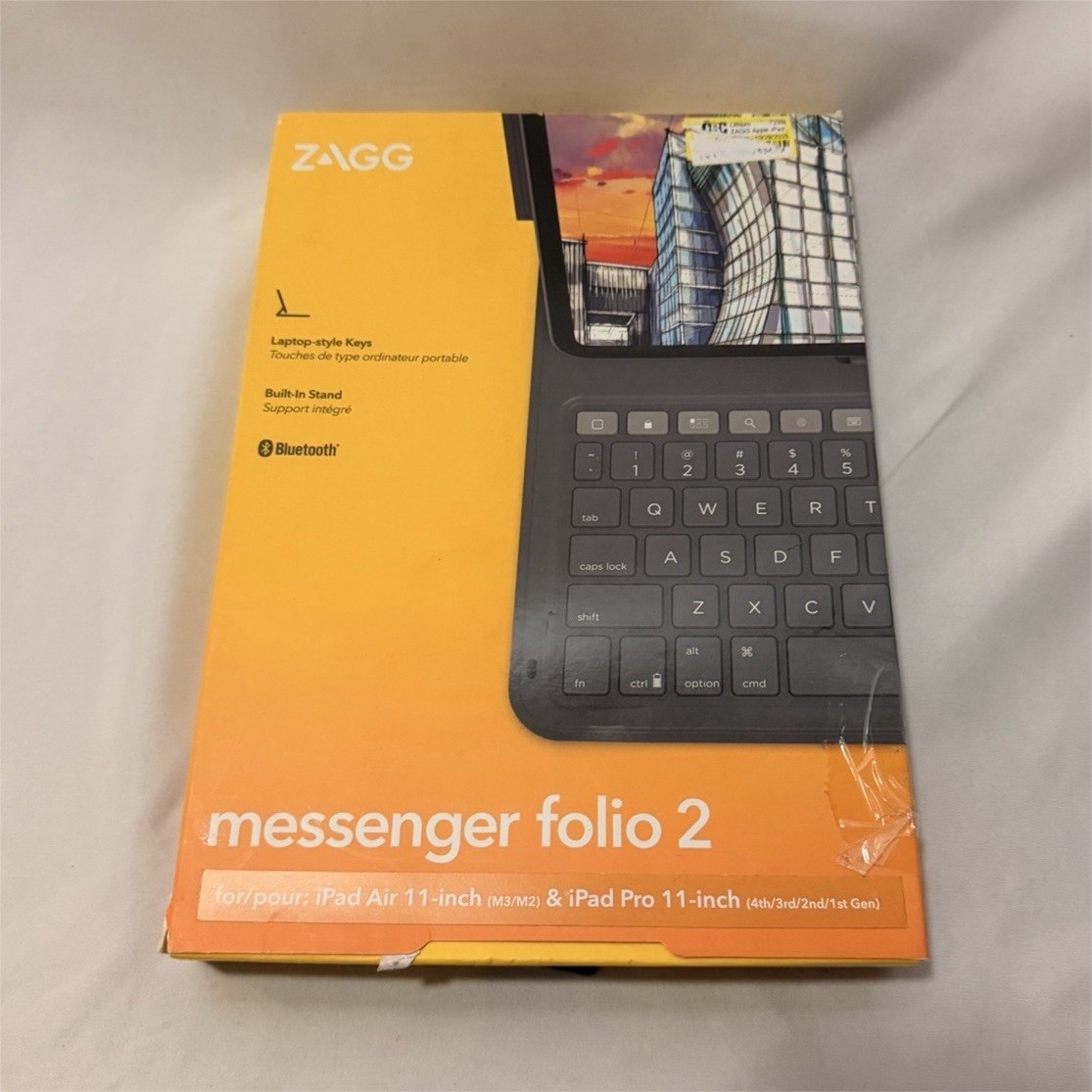 ZAGG Messenger Folio 2 Bluetooth Keyboard Case Type-C, Stand for iPad 11"