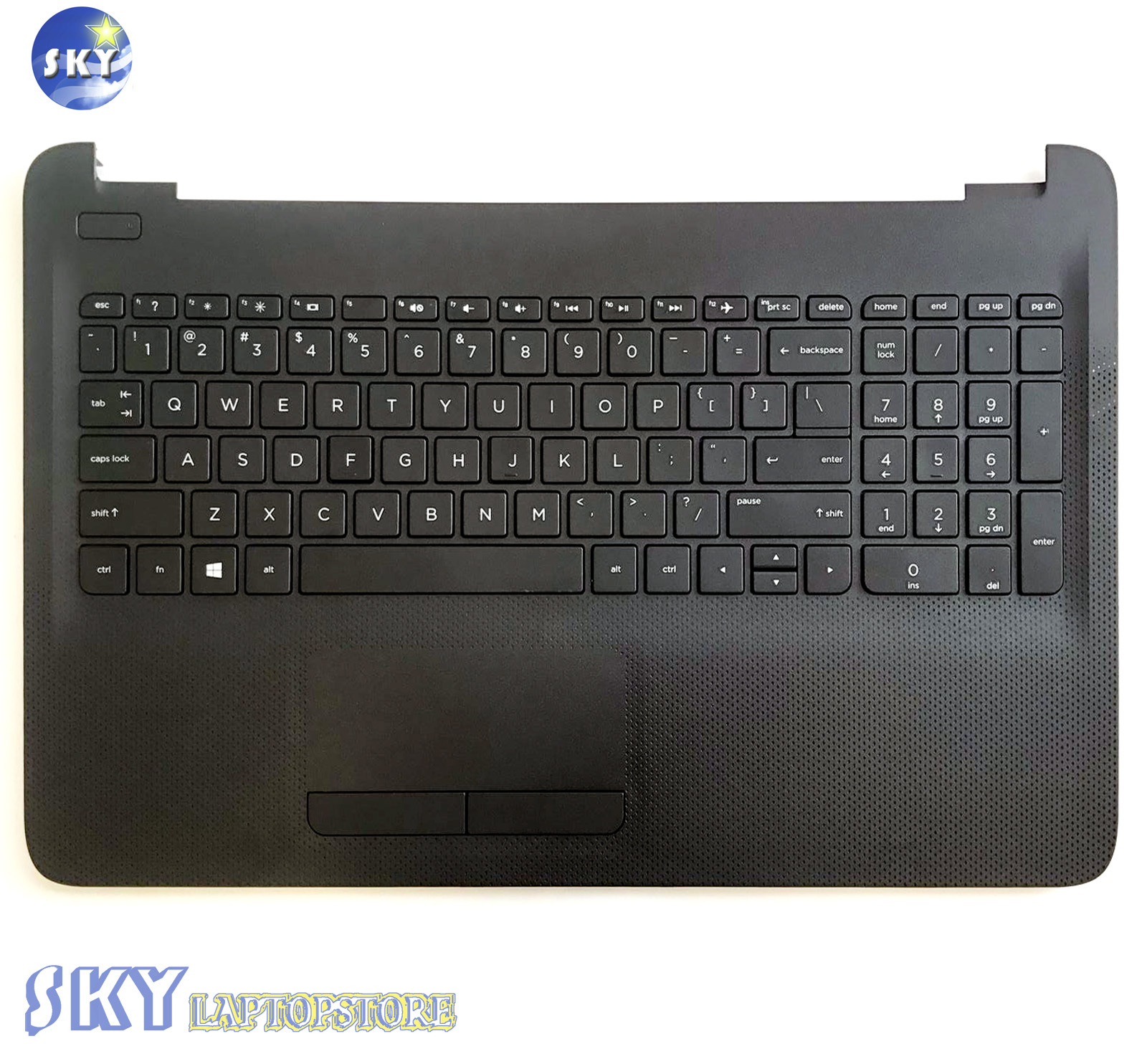  HP 15AC 15-AC063NR 15-AF Palmrest upper Case Keyboard W Touchpad 813974-001