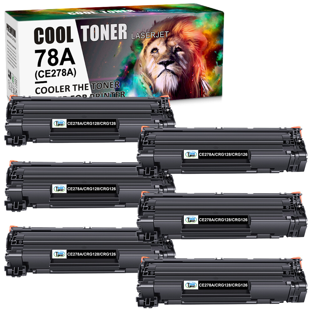 6PK CE278A Toner Cartridge fit for HP LaserJet Pro M1536 P1606N P1600 M1536dnf