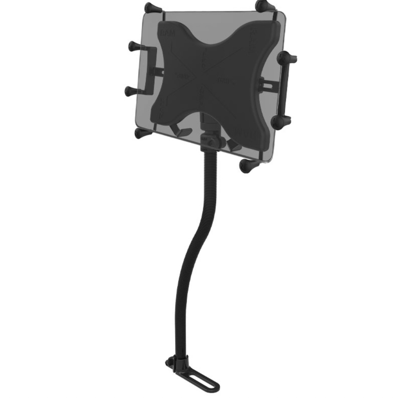 RAM-B-316-1-UN11U RAM Large X-Grip w/ RAM Pod I Vehicle Mount for 12-Inch Tablet
