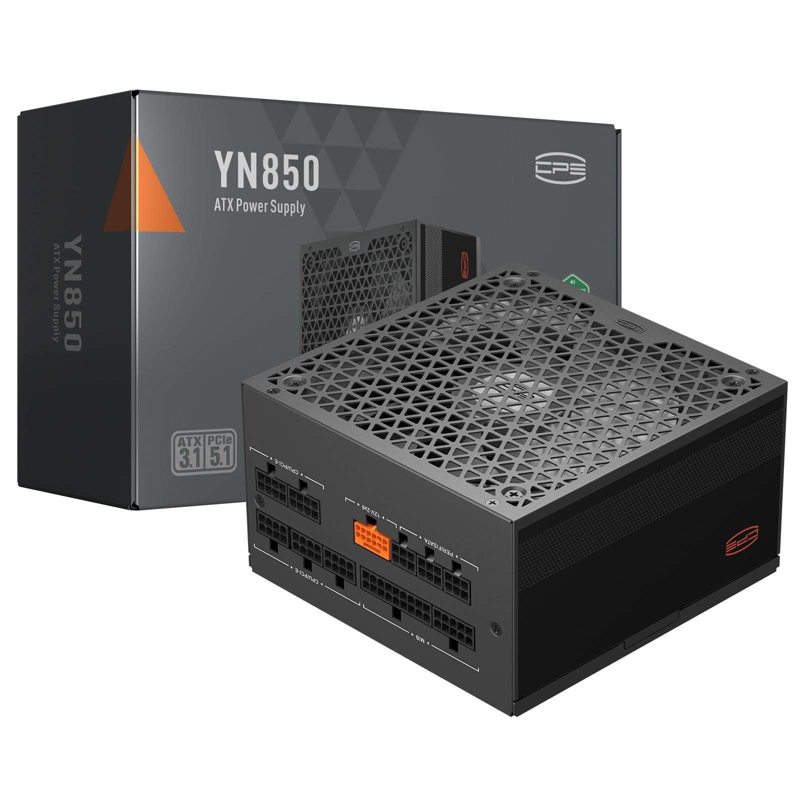 PCCOOLER CPS YN1000 Fully Modular Power Supply, 80 PLUS Gold 1000W PSU A-TIER