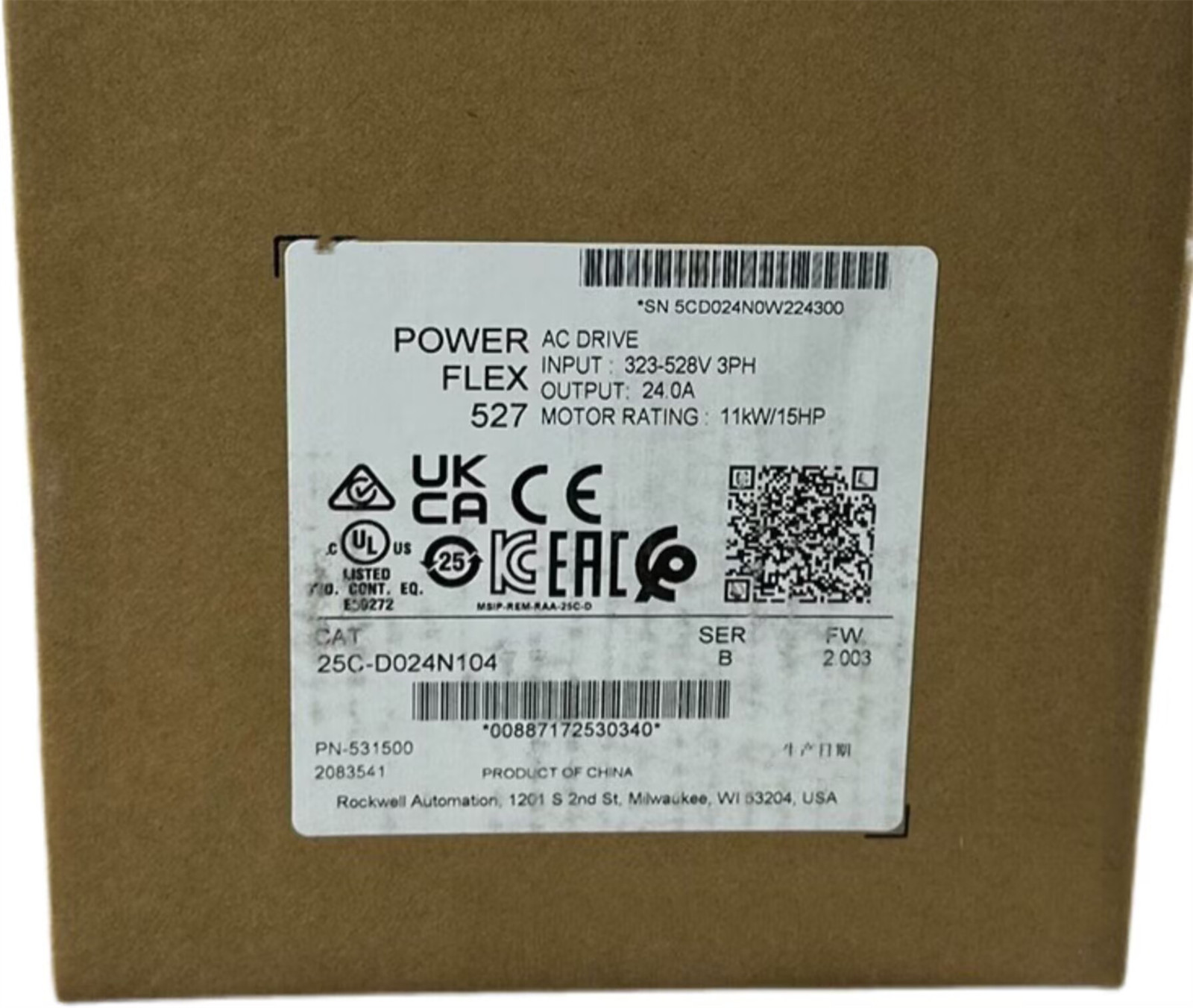1PC New 25C-D024N104 AC drive system fast shipping
