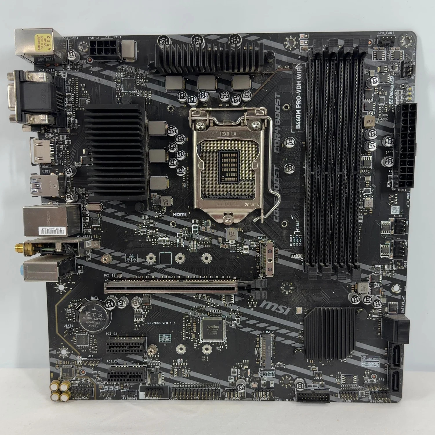 MSi B460M PRO-VDH WiFi LGA 1200 microATX Intel DDR4 Motherboard