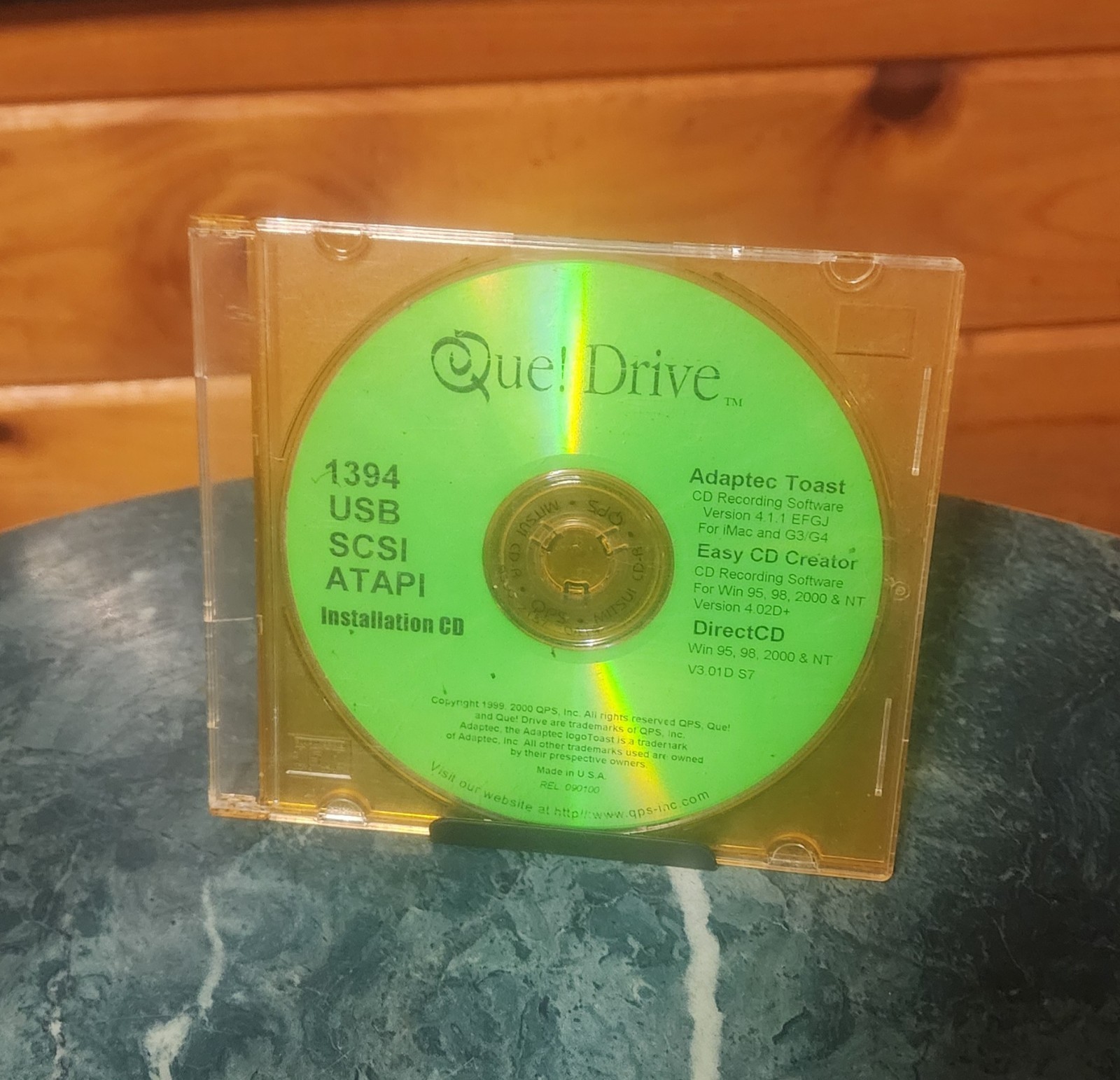 Que Drive Software & Driver CD c. 2000 • 1394 USB SCSI ATAPI w/Burning Software