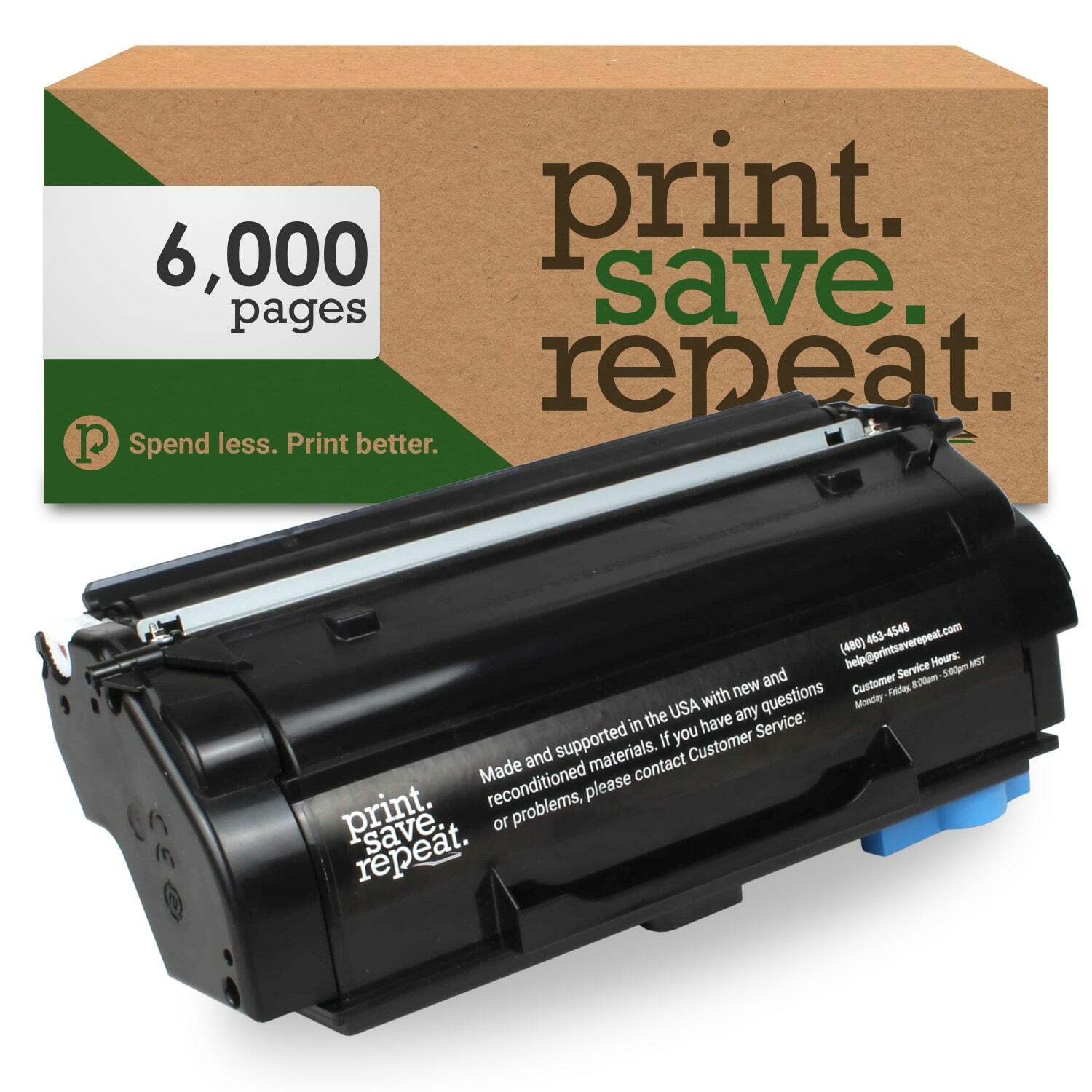 Print.Save.Repeat. Lexmark B341X00 Toner Cartridge for B3442, MB3442 [6,000 Pgs]