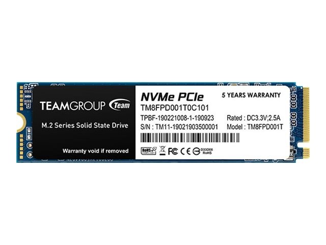 Team Group MP33 Pro 1TB Internal SSD M.2 2280 PCIe 3.0 x4 TM8FPD001T0C101